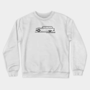 1955 Chevy 1-50 Stationwagon Crewneck Sweatshirt